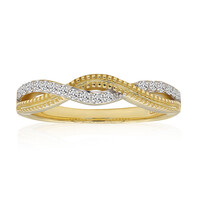Gouden ring met Diamanten SI1 (G)