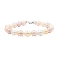 Zilveren armband met zoetwater kweekparels (TPC)
