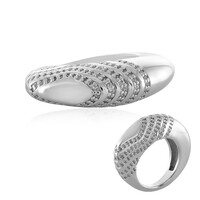 Zilveren ring met zirkonen (SAELOCANA)