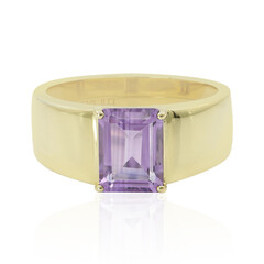 Zilveren ring met een amethist