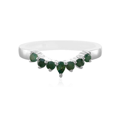 Zilveren ring met een alexandriet