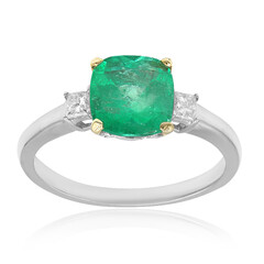 Gouden ring met een Colombiaanse smaragd (CIRARI)