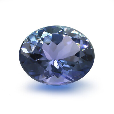 Edelsteen met een Onverhitte Tanzaniet 2,607 ct