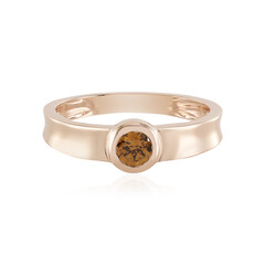 Gouden ring met een Oranje Zirkoon