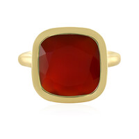 Zilveren ring met een carneool