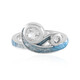 Zilveren ring met een witte topaas (Adela Silber)