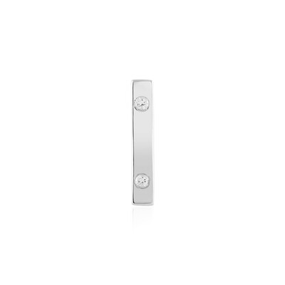 Zilveren hanger met zirkonen (MONOSONO COLLECTION)