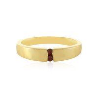 Zilveren ring met I4 Rode Diamanten