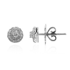 Gouden oorbellen met SI2 (H) Diamanten (Estée Collection)