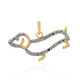 Zilveren hanger met een I2 (I) Diamant