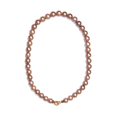 Gouden halsketting met Ming Parels (TPC)