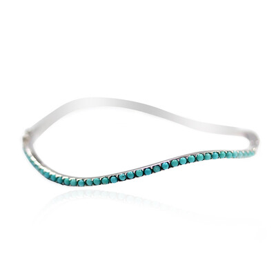 Zilveren armband met Campitos Turkooisen (Anne Bever)