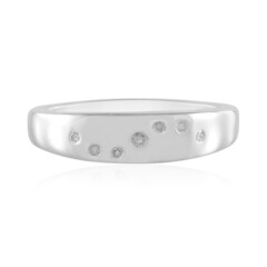 Zilveren ring met een I2 (I) Diamant