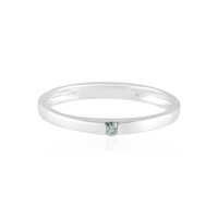 Zilveren ring met een Hemelblauwe I3 Diamant