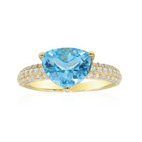 Zilveren ring met een Marambaia-topaas