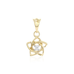 Gouden hanger met een SI1 (I) Diamant