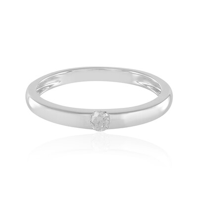 Gouden ring met een I3 (J) Diamant
