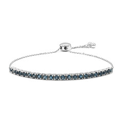 Gouden armband met Londen-blauwe topaasstenen