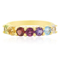 Zilveren ring met een Mozambique granaat
