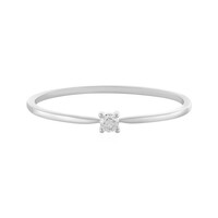 Platina ring met een SI1 (H) Diamant