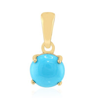Gouden hanger met een Sleeping Beauty Turkoois