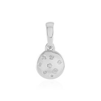 Zilveren hanger met I2 (I) Diamanten