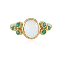 Zilveren ring met een Welo-opaal