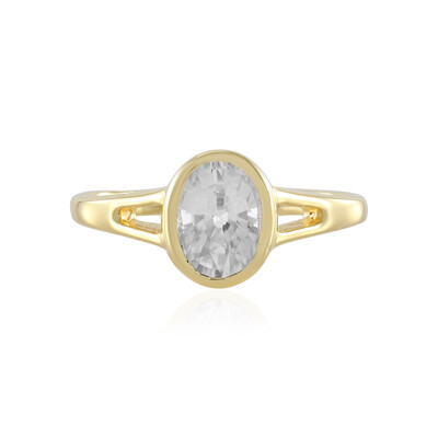 Zilveren ring met een zirkoon (Adela Silber)