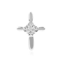 Zilveren hanger met een I2 (I) Diamant