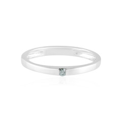 Zilveren ring met een Hemelblauwe I3 Diamant