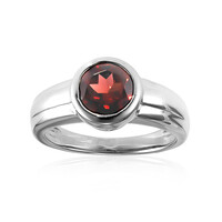 Zilveren ring met een Mozambique granaat