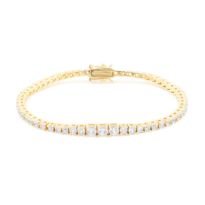 Zilveren armband met zirkonen