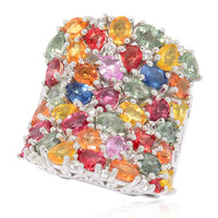 Zilveren ring met saffieren (Dallas Prince Designs)