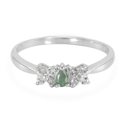 Zilveren ring met een alexandriet