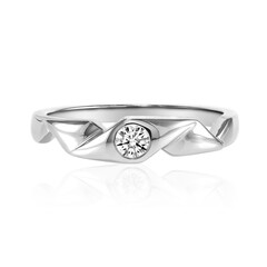 Gouden ring met een VS2 Diamant (E) (adamantes [!])