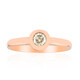 Gouden ring met een VS1 Argyle-Rose de France-Diamant (Annette)