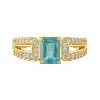 Zilveren ring met een Blauwe apatiet