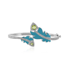 Zilveren armband met een peridoot