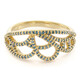 Zilveren ring met Fancy diamanten