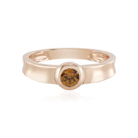 Gouden ring met een Oranje Zirkoon
