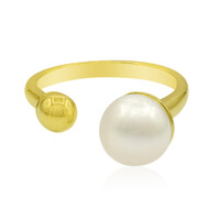 Zilveren ring met een zoetwater kweekparel (TPC)