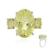 Zilveren ring met een Limoen Kwarts