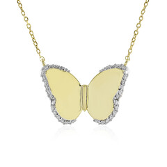 Gouden halsketting met Loepzuivere (F) Diamanten (LUCENT DIAMONDS)
