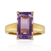 Zilveren ring met een amethist