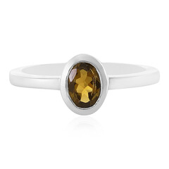 Zilveren ring met een toermalijn