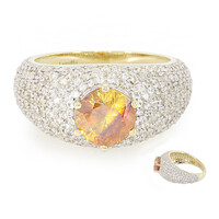Gouden ring met een sfaleriet