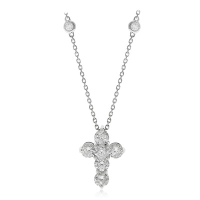 Gouden halsketting met SI2 (H) Diamanten (CIRARI)