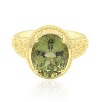 Gouden ring met een Fort Dauphin Apatiet (Tenner Diniz)