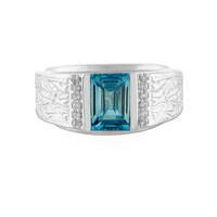 Zilveren ring met een Ratanakiri zirkoon