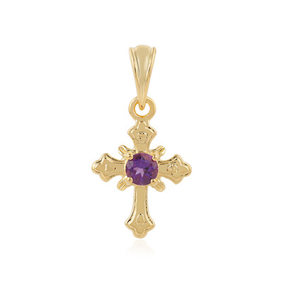 Zilveren hanger met een amethist